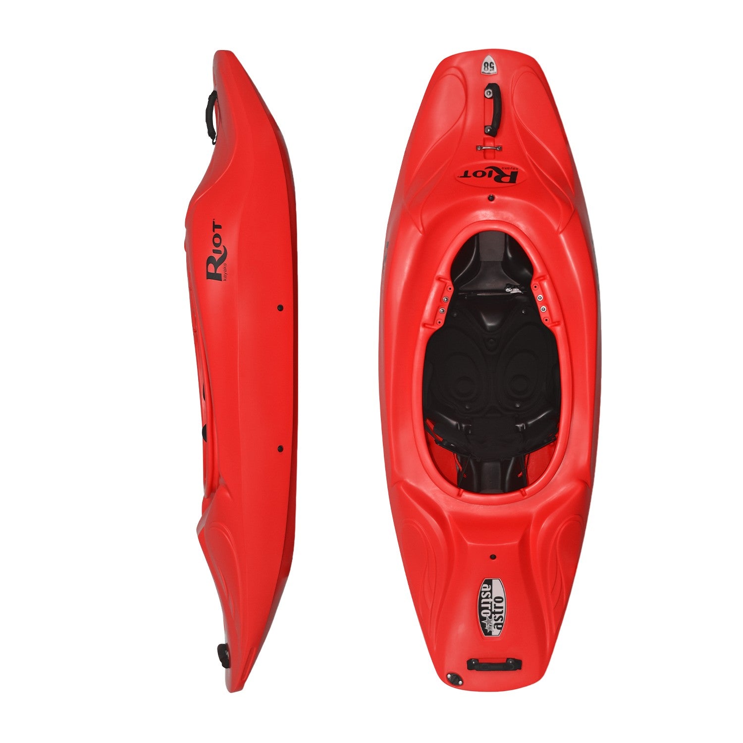 Astro 58 Kayak Top and Side View