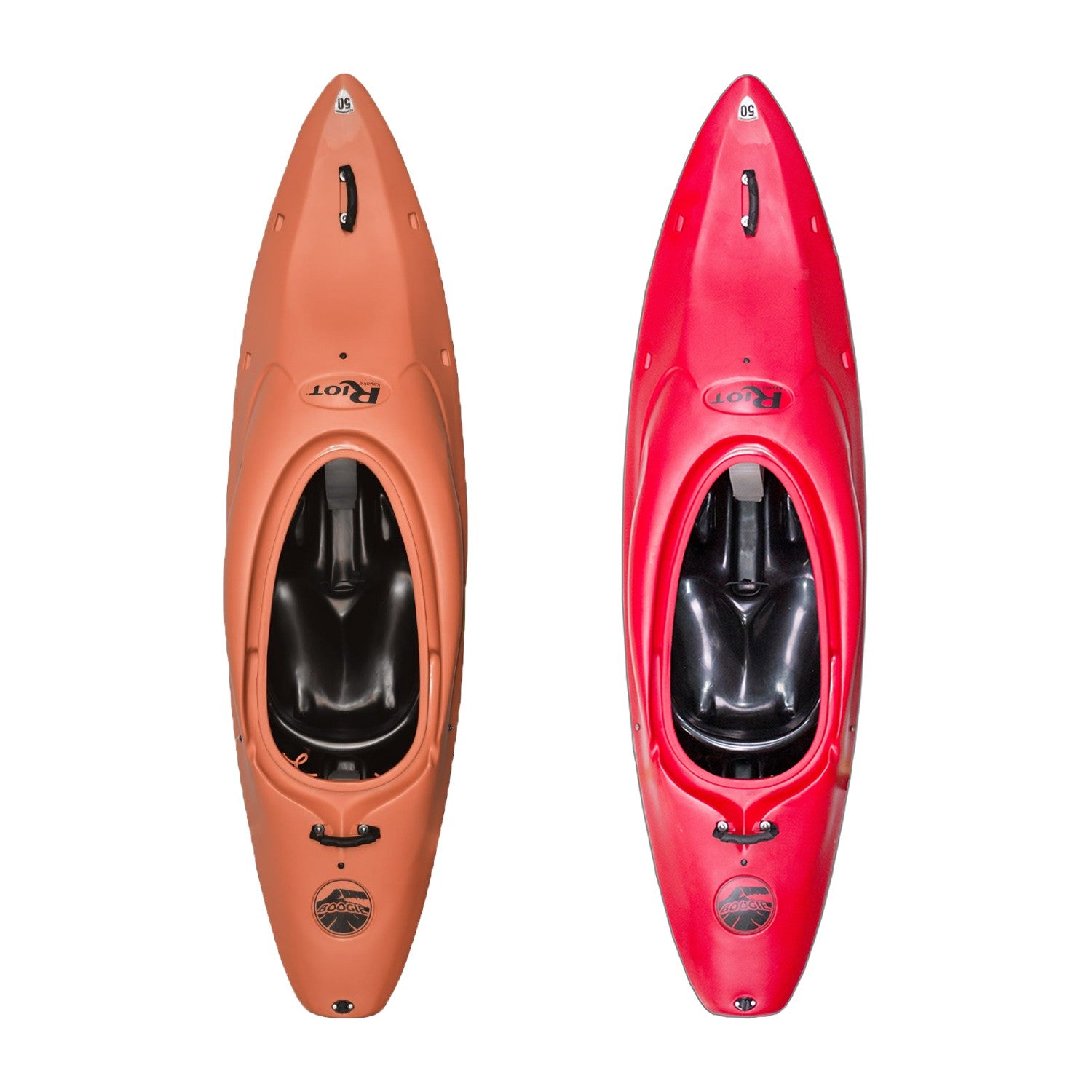 Boogie 50 Kayak in Red and Orange